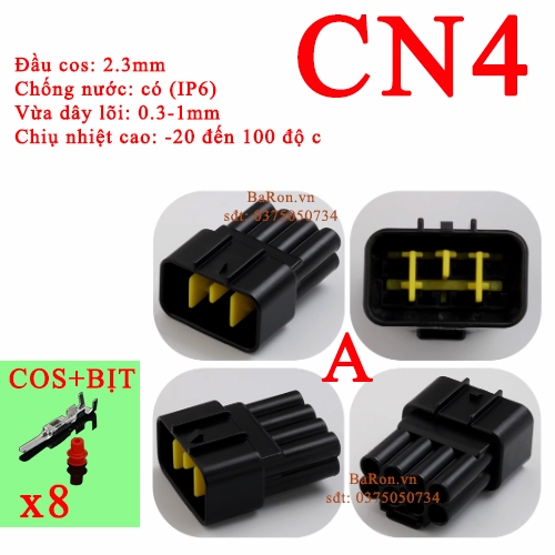 Jack XE ĐIỆN, ô tô, xe máy dòng chống nước kết nối CN4 | Shopee Việt Nam