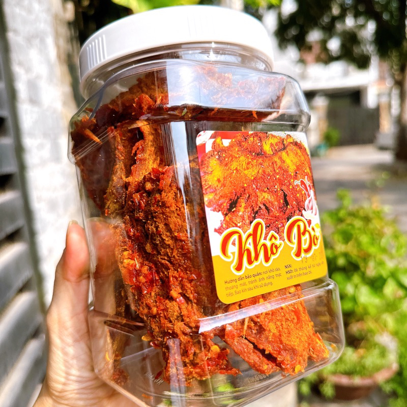 Bò Miếng Tẩm Vị Chuẩn Bò Thật 100% - Hộp 300Gr/500Gr
