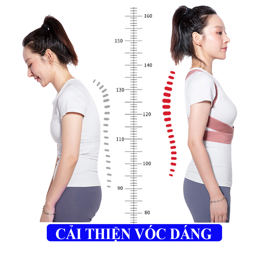 Đai Chống Gù Lưng Cột Sống Nữ Nam Cải Thiện Vóc Dáng ANDEGO Hỗ Trợ Tập Luyện Đủ Size, Đai Lưng Cột Sống Bảo Hành 1 Đổi 1