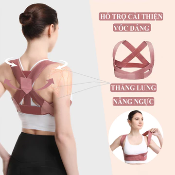Đai Chống Gù Lưng Nữ Cao Cấp Andego Bảo Hành Chính Hãng Lỗi 1 Đổi 1. Đai Lưng Chống Gù Hỗ Trợ Tập Luyện Đỡ Vòng 1