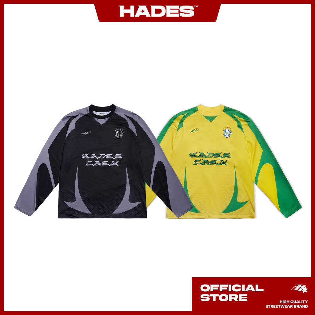 Ảnh Áo Tay Dài Unisex HADES FOOTBALL JERSEY Vải thun poly 4 chiều - HADES Brand Chính Hãng 1