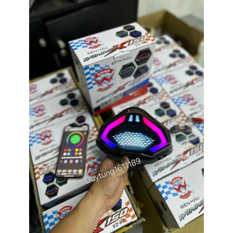 Cụm đèn hậu Led winner X chỉnh màu bằng app trên điện thoại | Shopee ...