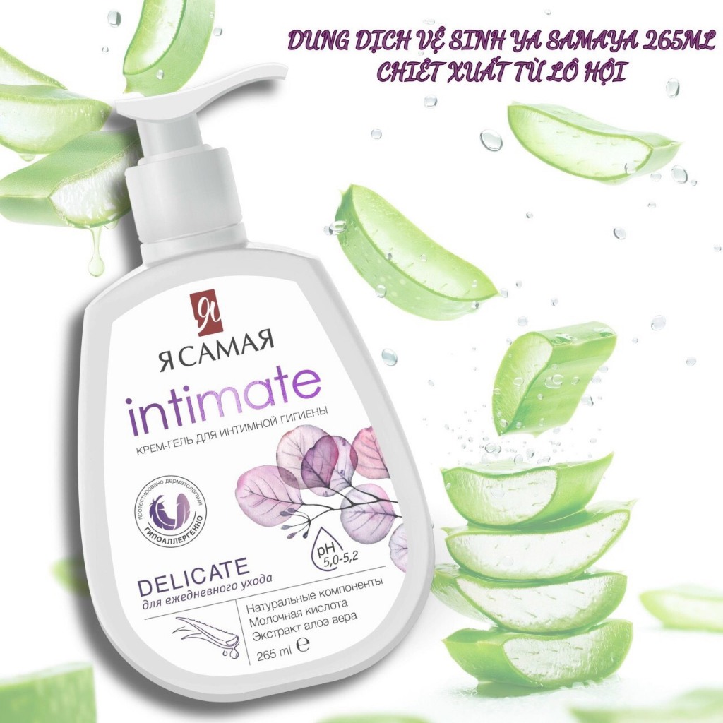 Ảnh Dung dịch vệ sinh phụ nữ Ya Samaya Intimate của Nga 265ml dành cho mọi loại da 4
