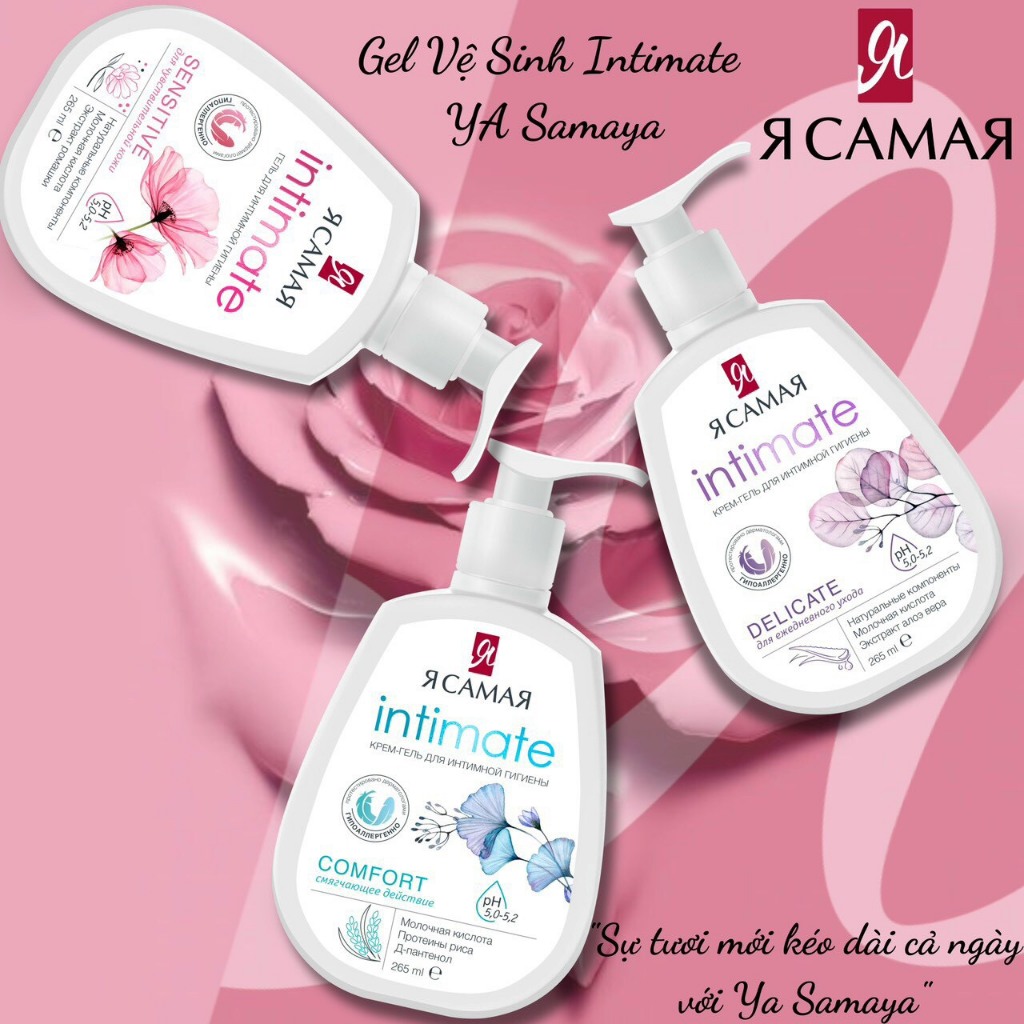 Ảnh Dung dịch vệ sinh phụ nữ Ya Samaya Intimate của Nga 265ml dành cho mọi loại da 2