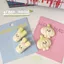 Set 2 Kẹp Tóc Kim Loại Hình Bướm/ Củ Hành Củ Tỏi Đáng Yêu