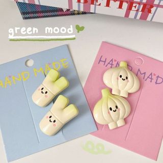 [🔥XƯỞNG SALE SẬP SÀN🔥] Set 2 Kẹp Tóc Kim Loại Hình Bướm/ Củ Hành Củ Tỏi Đáng Yêu