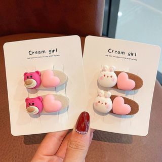 [🔥XƯỞNG SALE SẬP SÀN🔥] Kẹp Tóc Hình Thỏ / Gấu / Dâu Tây Dễ Thương