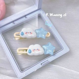 [🔥XƯỞNG SALE SẬP SÀN🔥] Set 2 Kẹp Tóc Hình Ngôi Sao/ Trái Tim Dễ Thương 6 Loại Lựa Chọn K15