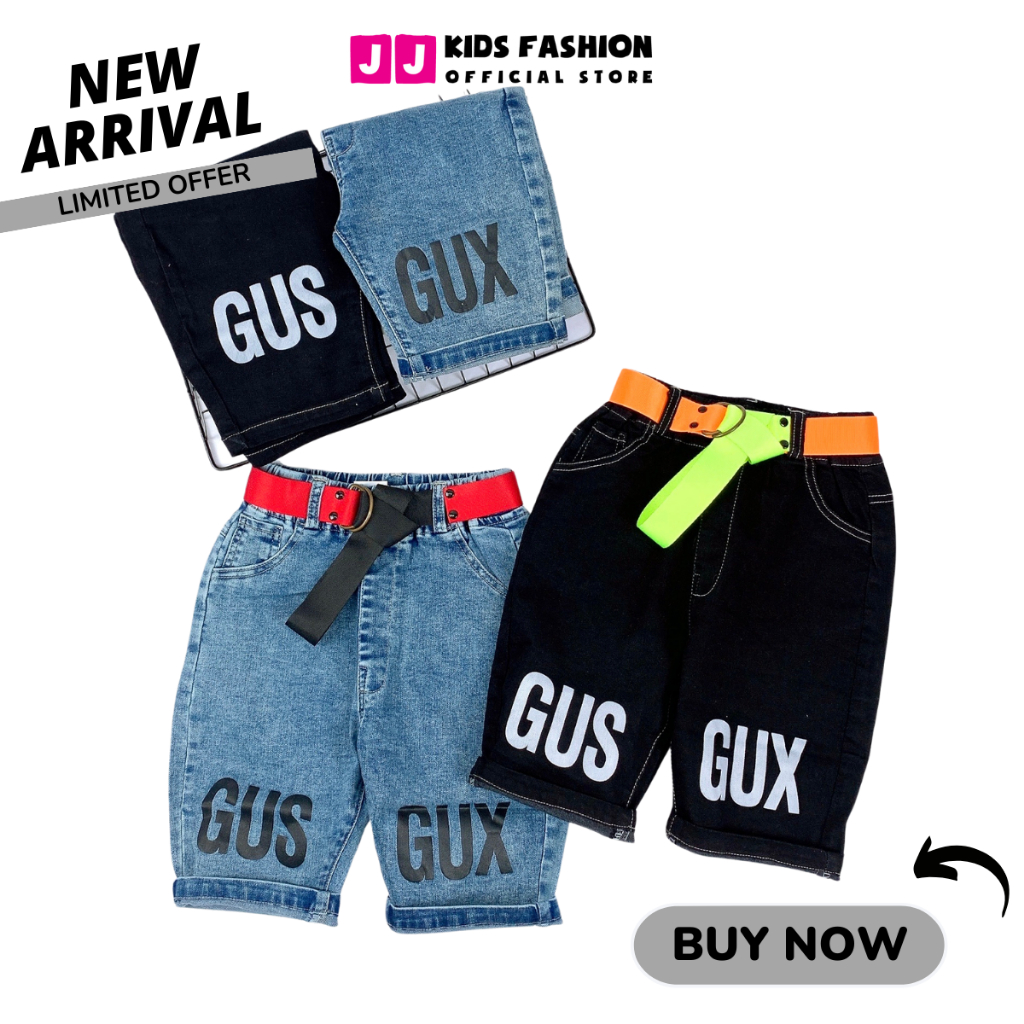Quần jean thun lửng bé trai co giản, thoải mái full size - JJ Kids