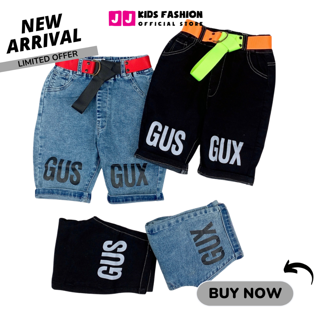 Quần jean thun lửng bé trai co giản, thoải mái full size - JJ Kids