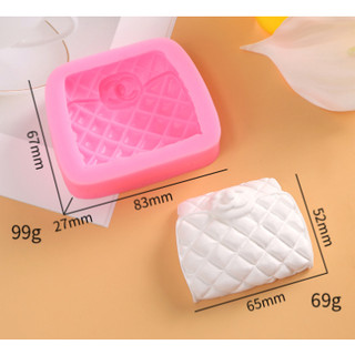Khuôn silicon hình túi xách