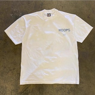 Áo Phông Nam Nữ Cổ Tròn Phối Chữ HOOPS Hai Mặt Phong Cách Trẻ Trung Nhẹ Nhàng, Chất Vải Cotton Khô Mềm Mịn Thoáng Mát