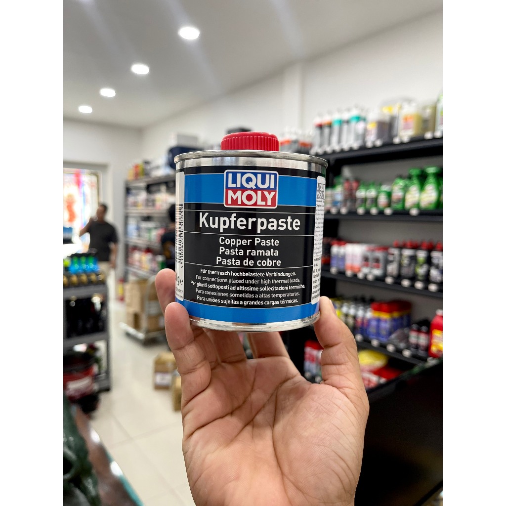 Mỡ bò đồng bôi trơn chịu nhiệt cao 1100 độ Liqui Moly Kupfer-Paste 3081 ...