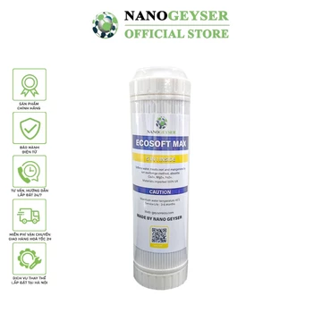 Lõi Ecosoft Max Nano Geyser, Lõi lọc nước số 1 dùng cho máy Geyser Nga, Geyser Ecotar, Lõi Ecotar