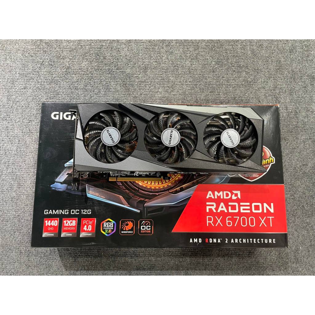 VGA Gigabyte Radeon RX 6700 XT Gaming OC 12GB | Shopee Việt Nam