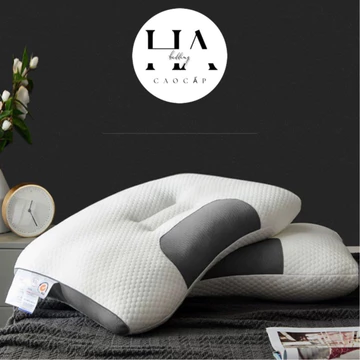 Ruột gối đầu HA_bedding, gối ngủ,ruội gối nằm, ruột gối bông gòn, gối chống đau mỏi cổ vai gáy kích thước 45x65cm