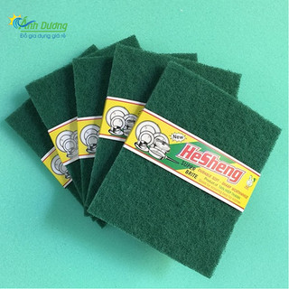 Combo 2 miếng cọ rửa bát màu xanh vuông