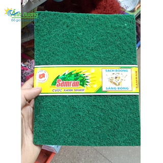 Combo 2 miếng cọ rửa bát màu xanh vuông