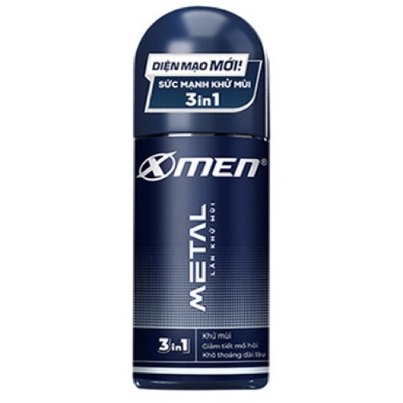 Lăn khử mùi Xmen 50ml Fire Wood Water Metal - 4 mùi hương nam tính kháng khuẩn & lưu hương 48h