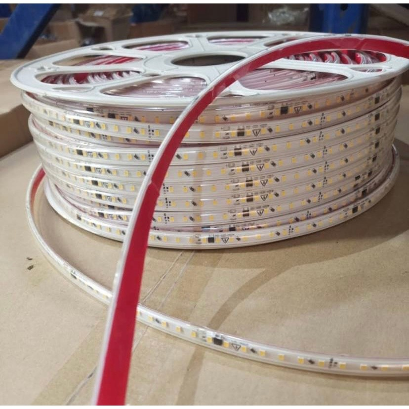 Dây led dán chạy điện lưới- dây led dán 220V- dây led dán tủ và kệ hàng ...