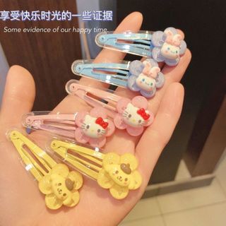 [🔥XƯỞNG SALE SẬP SÀN🔥] Set 2 Kẹp Tóc Hình Hoa/ Cún Kuromi Yugui Dễ Thương K38