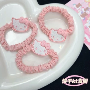 Dây Cột Tóc Co Giãn/ Kẹp Tóc Hình Hello Kitty