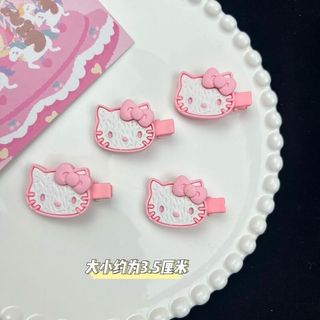 [🔥XƯỞNG SALE SẬP SÀN🔥] Dây Cột Tóc Co Giãn/ Kẹp Tóc Hình Hello Kitty