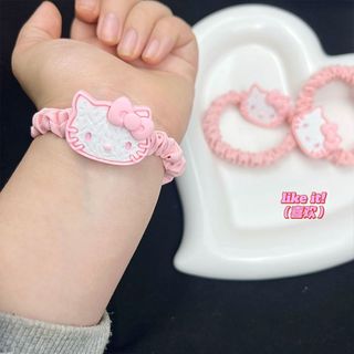 [🔥XƯỞNG SALE SẬP SÀN🔥] Dây Cột Tóc Co Giãn/ Kẹp Tóc Hình Hello Kitty