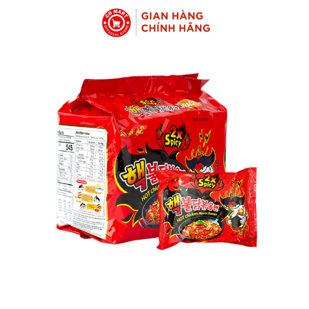 Mì gà siêu cay Samyang 2x Spicy (140G) | Shopee Việt Nam