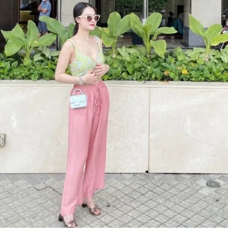 Quần đũi tơ xước suông rộng, có nhiều size, hàng chính hãng