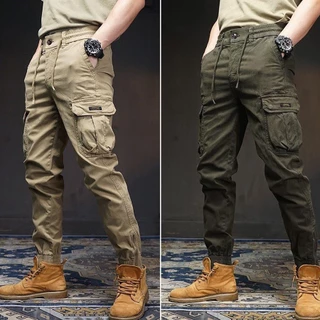 JGH5 - Quần Kaki Jogger Túi Hộp bo gấu, lưng thun khóa kéo Cao Cấp phong cách trẻ trung năng động.