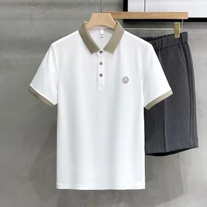 Áo Thun Polo Nam Thêu Chữ U,Thấm Hút Mồ Hôi,Thoáng Mát