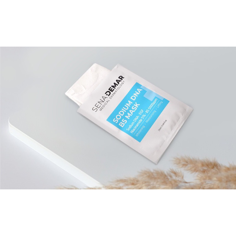 5-10 miếng Mặt nạ Sena demar Sodium DNA B5 mask hạn 2028 mặt nạ senademar IS223