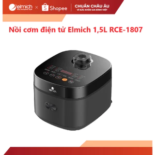 [Mã ELBSJBP03 giảm 12% đơn 500K] Nồi cơm điện tử cao cấp đa năng Elmich 1,5L RCE-1807