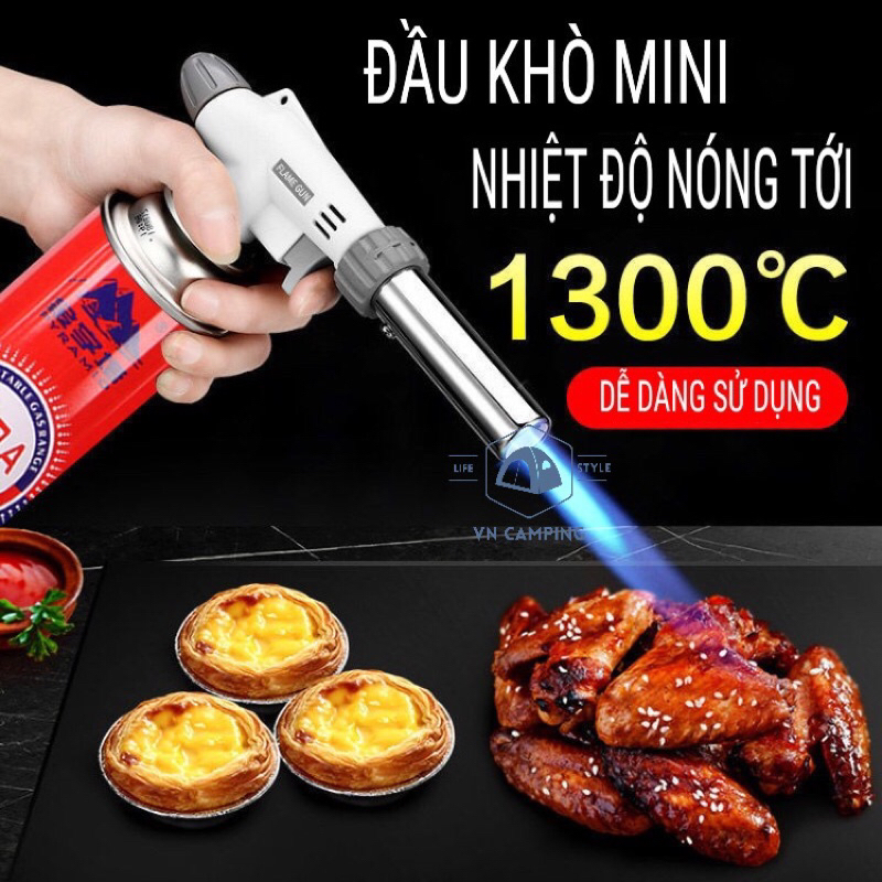 Súng Khò Gas Điện Tử Cầm Tay Sử Dụng Bình Ga Mini 920 Trắng ntt95