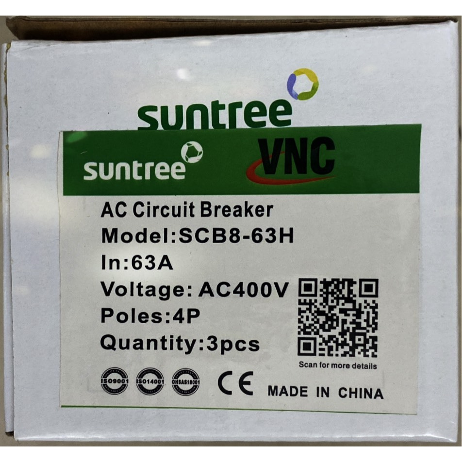 [Suntree] Atomat 4 pha AC 4P SCB3-63H 20A,32A,40A,63A đồng giá | Shopee ...