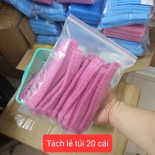 -1 Bịch mũ y tế có 100 cái mũ , mũ con sâu 100 cái màu vàng - y hình shop đăng