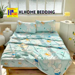 Chiếu điều hòa cao su non kèm chăn thun lạnh bo chun bọc đệm mát lạnh ngày hè hàng cao cấp thoáng mát chuẩn hàng nhập — ảnh 1