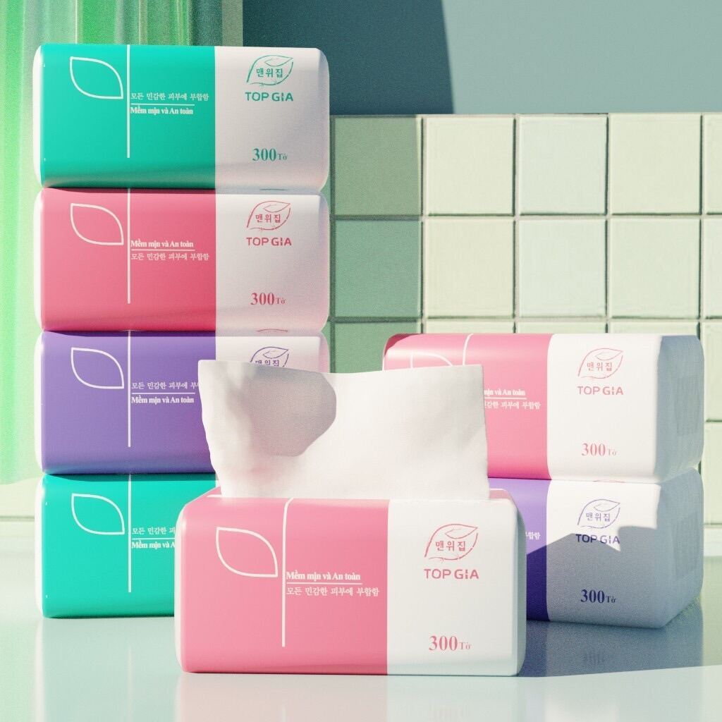 Giấy ăn rút cao cấp Top Gia thùng 30 gói siêu dai | Shopee Việt Nam