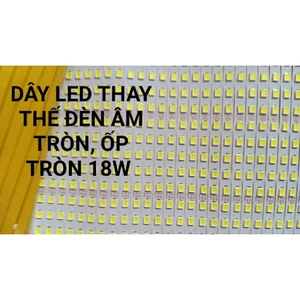 Dây led thay thế đèn âm trần , ốp nổi 18W, TRÒN 6500k , vàng và trung tính