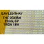 Dây led thay thế đèn âm trần , ốp nổi 18W, TRÒN 6500k , vàng và trung tính