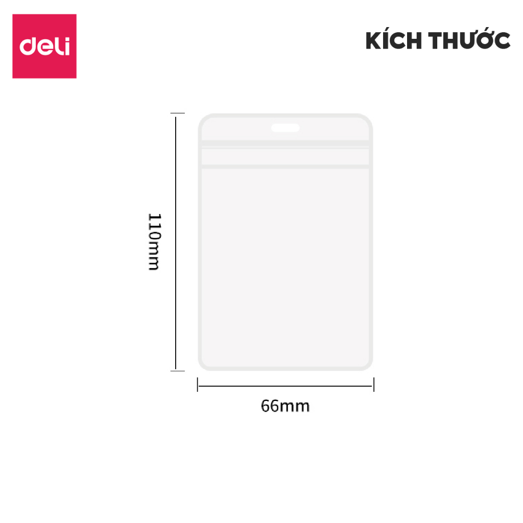 Thẻ Đeo Tên Deli  Dây Đeo Thẻ Học Sinh Nhân Viên Thẻ Dây Thẻ Móc Trong Suốt Bảng Tên Bao Đựng Thẻ Sinh Viên Giá Rẻ
