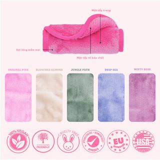 Khăn Tẩy Trang MakeUp Eraser Tẩy Sạch Mọi Lớp Trang Điểm Chỉ Với Nước