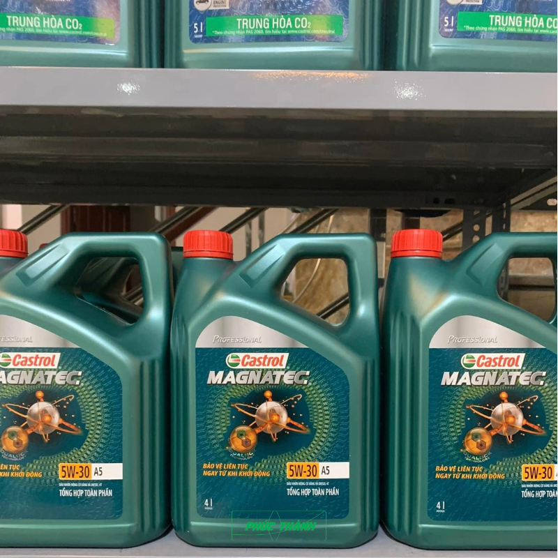 [HÀNG CHÍNH HÃNG] Dầu Nhớt Ô Tô Castrol Magnatec Professional A5 5W30 API SP ACEA A5/B5 4L - Mẫu Mới