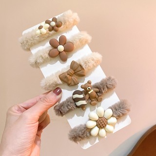 [🔥XƯỞNG SALE SẬP SÀN🔥] Set 5 Cột Tóc Lông Nhung Nhiều Hình Siêu Dễ Thương