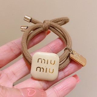 [🔥XƯỞNG SALE SẬP SÀN🔥]Dây Buộc Tóc Cột Tóc Mặt Vuông In Chữ Thời Trang
