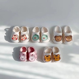𝑨𝒑𝒓𝒊𝒍 𝒃𝒆́𝒃𝒆́ - Dép sục charm gấu thỏ style hàn quốc, Dép sục cho bé gái chống trơn trượt có quai hậu