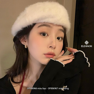 Bông tai nữ chuôi bạc 925 Eleanor Accessories đính đá khuyên tai trong basic phụ kiện trang sức 4396