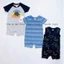 PL BABY Set 3 Romper/ body đùi cotton mềm mịn cho bé trai (full tag móc)
