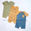 PL BABY Set 3 Romper/ body đùi cotton mềm mịn cho bé trai (full tag móc)